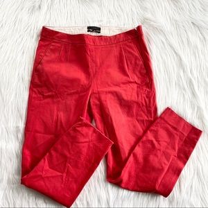 J.Crew Red Martie Crop Pant